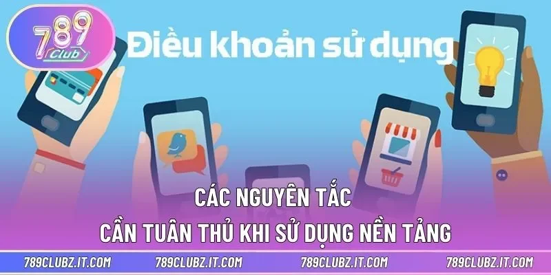 Các nguyên tắc cần tuân thủ khi sử dụng nền tảng